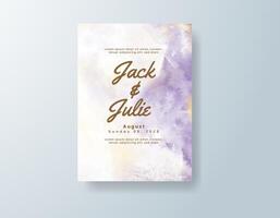 Graceful watercolor details card in soft pink tones with a whimsical theme vector