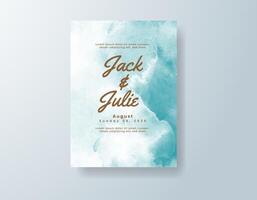 Subtle watercolor details card in ivory tones with a rustic theme vector