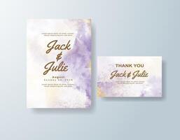 Subtle watercolor save-the-date in sage green tones with a botanical theme vector