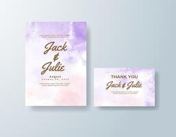 Romantic watercolor details card in peach tones with a rustic theme vector
