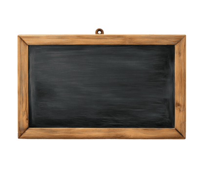 vuoto lavagna con di legno telaio per creativo design progetti png