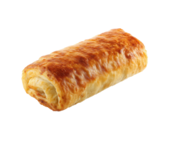 Freshly baked pastry roll with golden crust and flaky texture png
