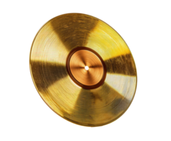 dorado vinilo grabar premio para musical logro y reconocimiento png