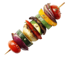 Grilled vegetable skewers for summer gatherings and barbecues png