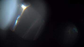 Real light leak overlay organic lens flare shot in 4k Soft Prism Gleam video
