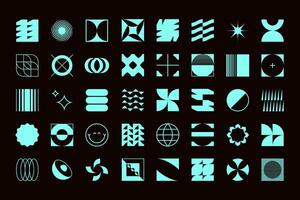 Simple Geometrical Shapes Set vector