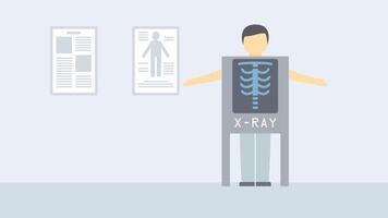 X Ray Scan Scene Animation Footage video