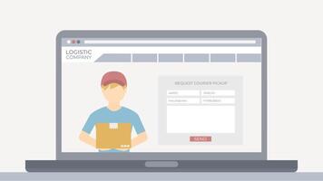 Laptop on desk in modern workspace, animated office scene, digital work environment footage video