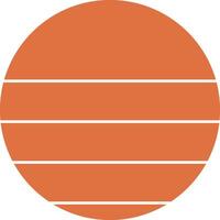 Warm Sunset with Smooth Gradient vector