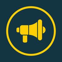 Megaphone trendy art design goodly amazing design colorful useful illustration vector