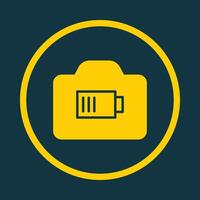 Camera Batteries trendy art design magnificent amazing design colorful useful illustration vector