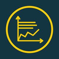 Line Graph trendy art design exquisite amazing colorful useful illustration vector