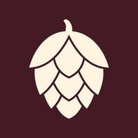 Hops fruit trendy art design superb amazing colorful useful illustration vector