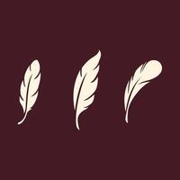 Bird Feather trendy art design pleasant amazing colorful useful illustration vector