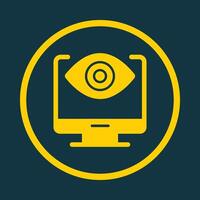 Eye trendy art design flawless amazing design colorful useful illustration vector