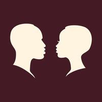 Man and Woman trendy art design pleasant amazing colorful useful illustration vector