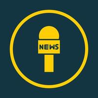 News Mic trendy art design goodly amazing design colorful useful illustration vector
