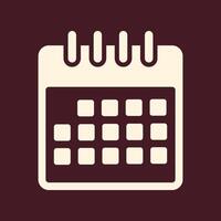 Calendar date trendy art design knockout amazing colorful useful illustration vector