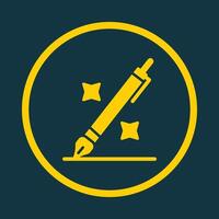 Pen trendy art design fascinating amazing design colorful useful illustration vector