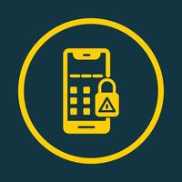 Phone Lock trendy art design magnificent amazing design colorful useful illustration vector