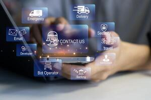 Contact us or our customer support hotline where everyone can contact and complete after sales service. photo