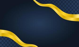 DARK BACKGROUND WITH GOLDEN CURVES DESIGN vector