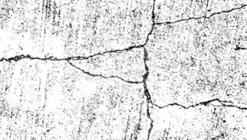 crack texture, grunge texture. distress background, rough texture, dirty texture, cracked wall concrete of black and white for background vector