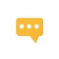 Chat Bubble for User Messages vector