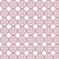 Intricate Geometric Floral Ornamental Lattice Pattern vector