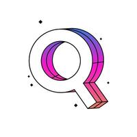 Creative contemporary concept. Search element. Popular design element. vector