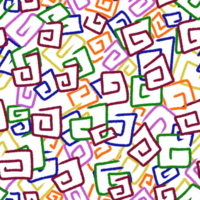 abstract pattern colorful square png
