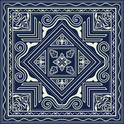 Abstract lines for carpets, tiles, prayer mats