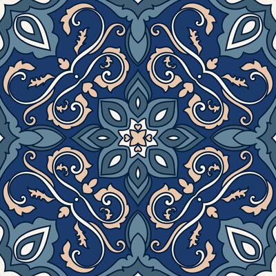 Seamless fabric pattern, ethnic tribe wallpaper, carpet production pattern