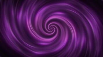 Glossy purple swirl smoothly spin with elegant shiny lines and liquid silk effect. Abstract vortex background in luxury style for celebration events or modern art performance. Motion graphics 4K 60fps video
