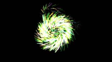 Abstract Green Background with visual Blurred Lines video