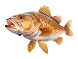 Abstract Fish Form with Smooth Curves png