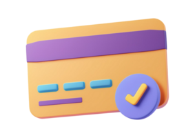 Isometric Style Credit Card Graphic png