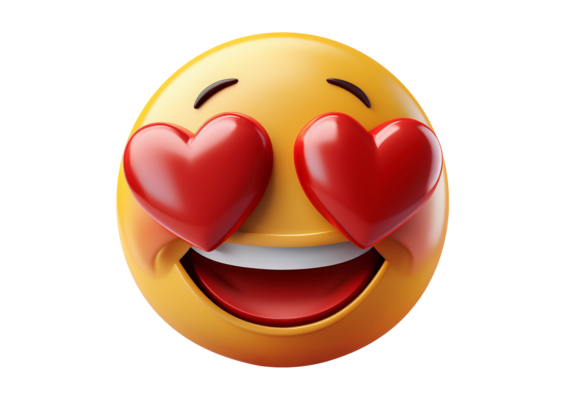 ☺︎love Yellow Emoji Smiling Deeply in Love 67595783 PNG