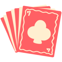 Cute Playing Cards in Pink png