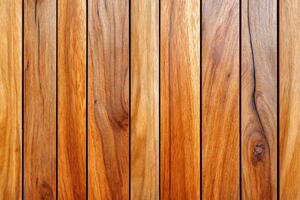 Vertical wood planks showing knots and grain creating natural background texture photo