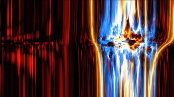 abstrato colorida onda padrões dentro brilhante vermelho, azul e amarelo matizes video