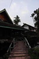 A wooden bridge photo