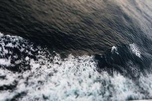 An aerial view of the ocean from a boat photo