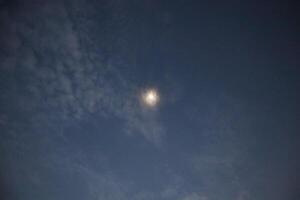 The moon in the sky photo