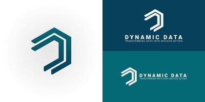 Modern DD lettermark logo, a geometric emblem perfect for Data Analytics and Business Intelligence companies. It symbolizes connectivity, innovation, and insightful progress. vector
