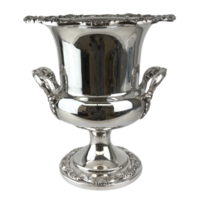 prata troféu champanhe balde com recortado Beira png