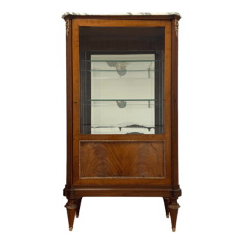 20 século Louis xvi estilo branco mármore topo vitrine png