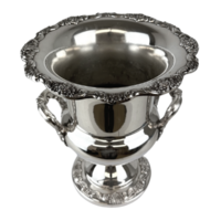 prata troféu champanhe balde com recortado Beira topo png