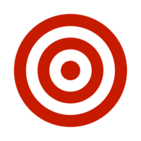Dart target icon with simple and modern design png