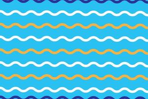 Illustration of Sea wave pattern background vector